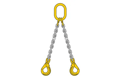 2 LEG CHAIN SLING 13mmX8m